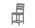 POLYWOOD Lakeside Counter Side Chair in Slate Grey