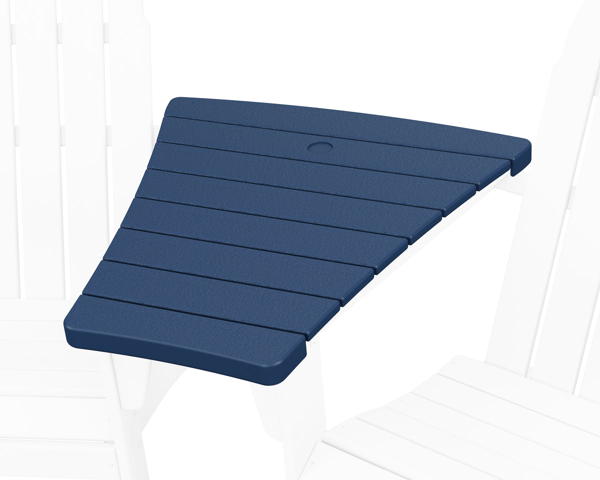 POLYWOOD 400 Series Angled Adirondack Connecting Table in Navy