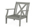 POLYWOOD Braxton Deep Seating Chair Frame in Slate Grey