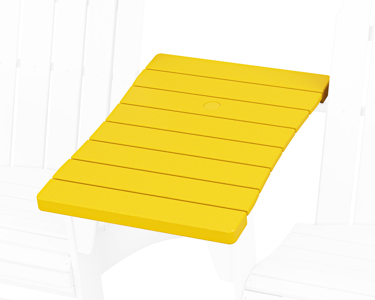 POLYWOOD 600 Series Straight Adirondack Connecting Table in Lemon