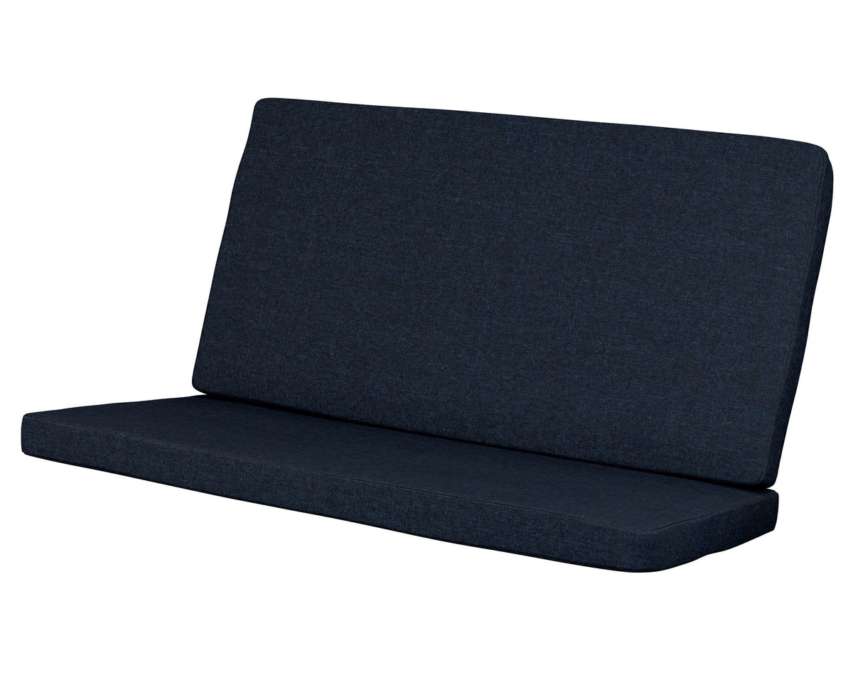 POLYWOOD Modern Loveseat Cushion in Marine Indigo