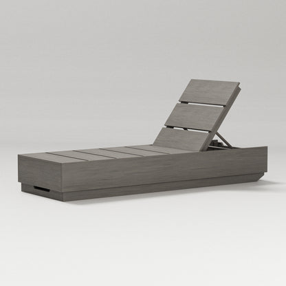 POLYWOOD Elevate Chaise Lounge in Driftwood