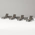 POLYWOOD PW Designer Series Latitude 7-Piece Lounge Chaise Set in Vintage Coffee