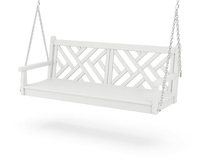 POLYWOOD Chippendale 60" Swing in White