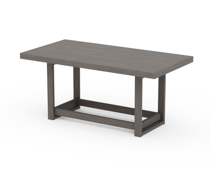 POLYWOOD EDGE 40" x 78" Counter Table in Driftwood