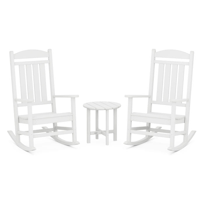 Presidential 3-Piece Rocker Set with Round Side Table