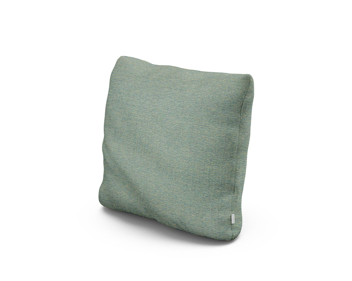 POLYWOOD 16" Outdoor Throw Pillow in Deckhand Lagoon