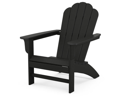 POLYWOOD Cottage Adirondack Chair in Black