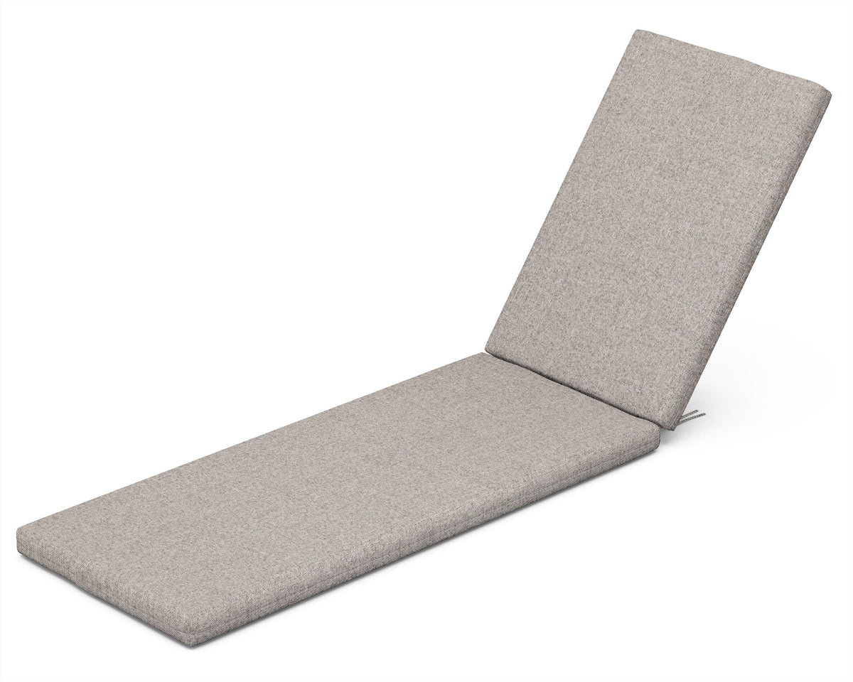 POLYWOOD Chaise Cushion in Weathered Tweed