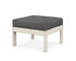 POLYWOOD Vineyard Modular Ottoman in Sand / Ash Charcoal