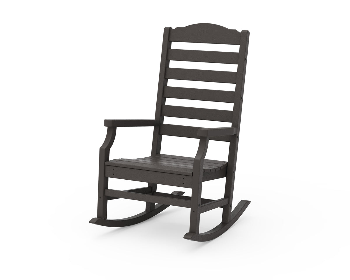 POLYWOOD Savannah Rocking Chair in Vintage Coffee