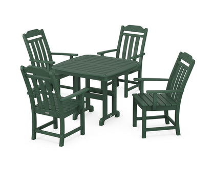 POLYWOOD Cottage 5-Piece Dining Set in Green