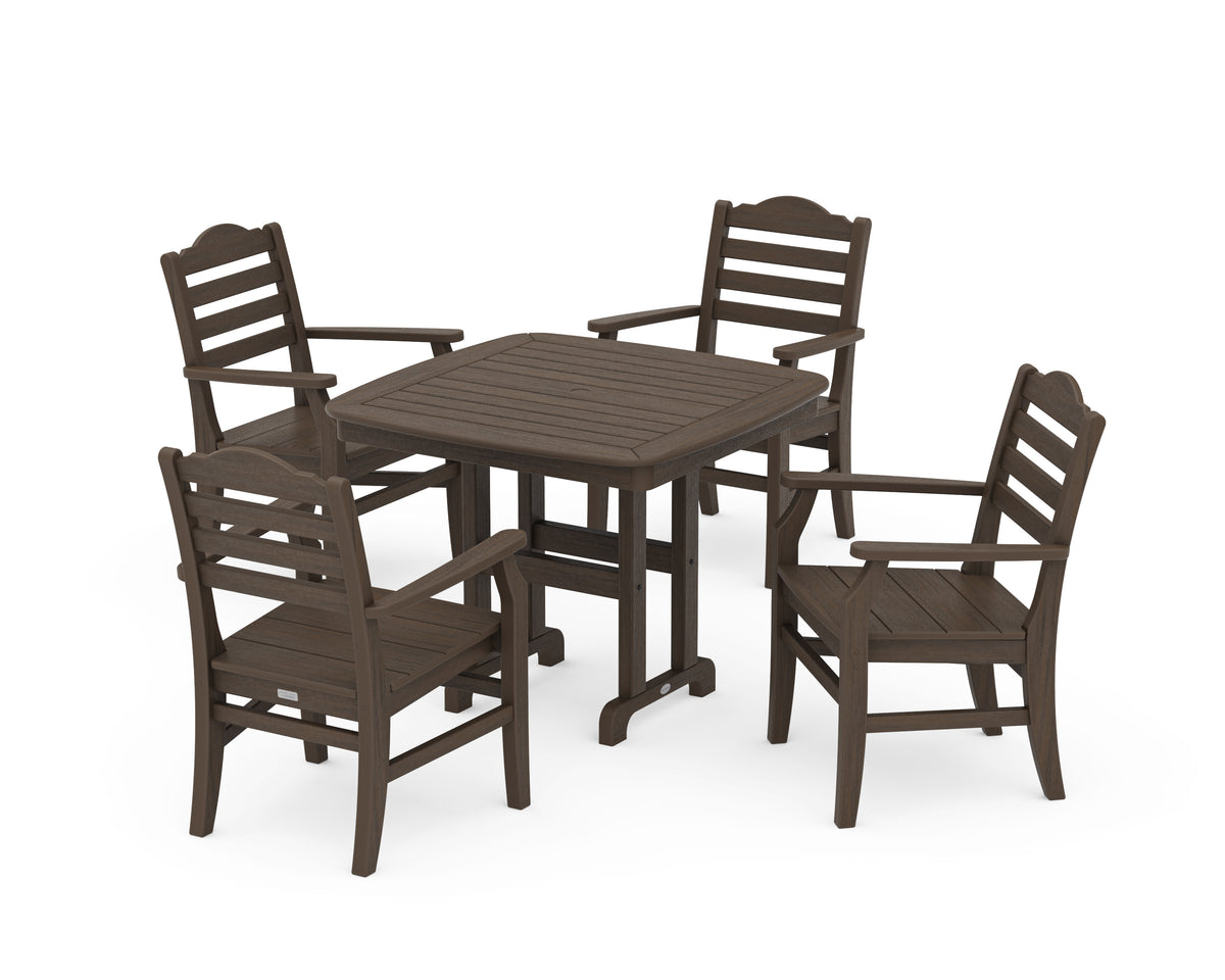 POLYWOOD Savannah 5-Piece Dining Set in Kona