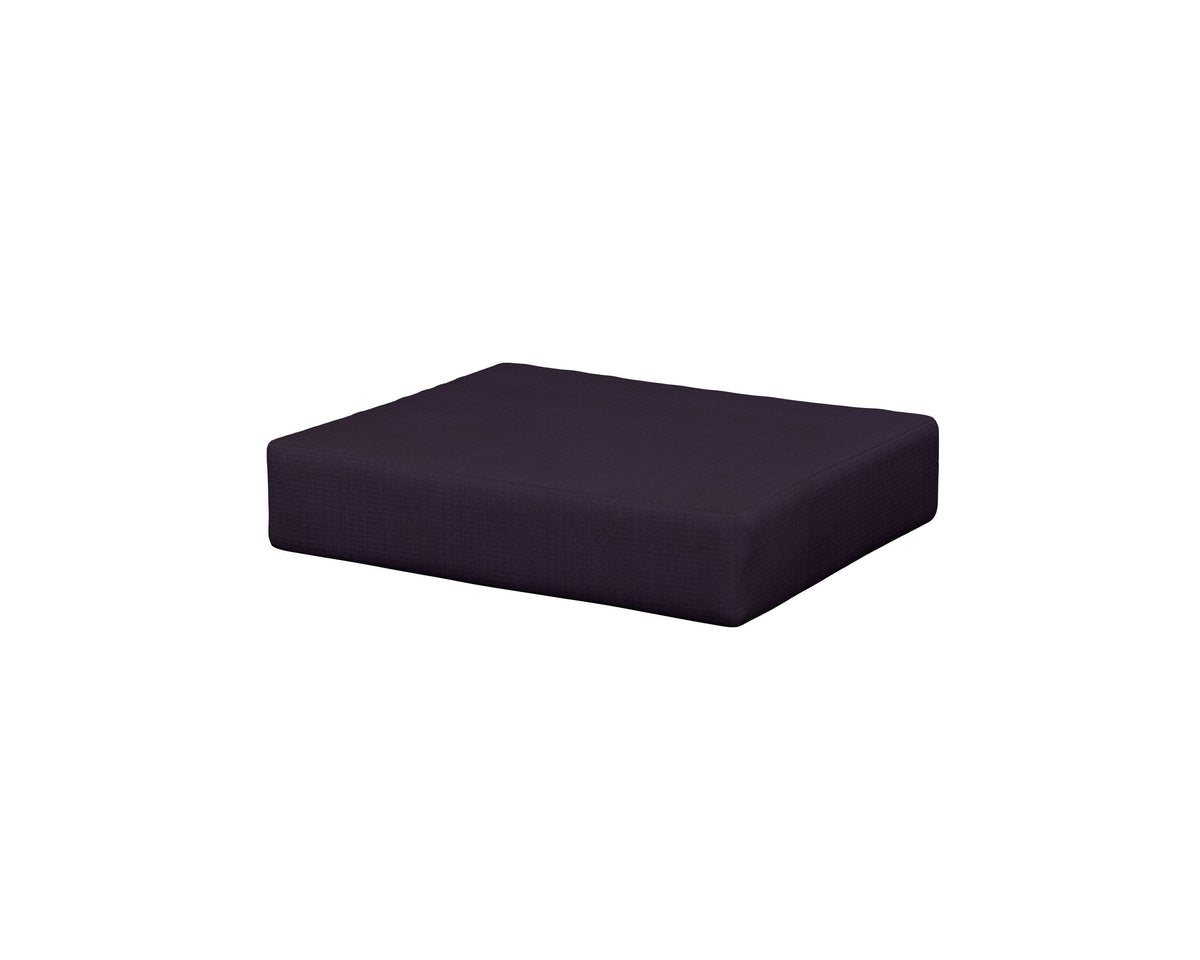 POLYWOOD Acadia Ottoman Cushion in Navy Linen