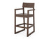 POLYWOOD EDGE Bar Arm Chair in Mahogany