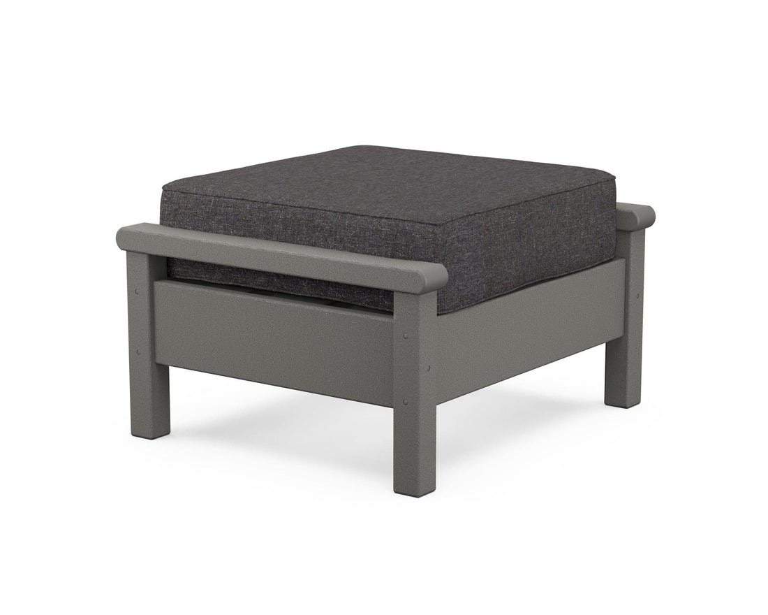 POLYWOOD Harbour Deep Seating Ottoman angle view