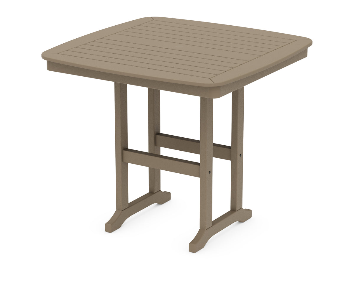 POLYWOOD Nautical 44" Counter Table in Vintage Sahara