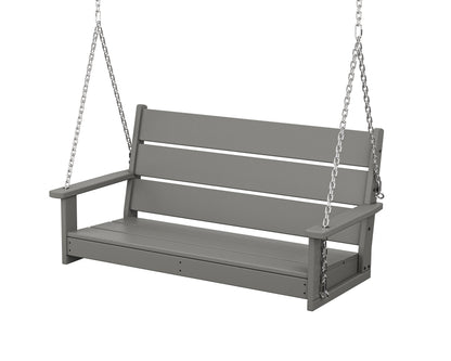 POLYWOOD Lakeside 48" Swing in Slate Grey