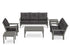 POLYWOOD Vineyard 6-Piece Deep Seating Set in Slate Grey / Ash Charcoal