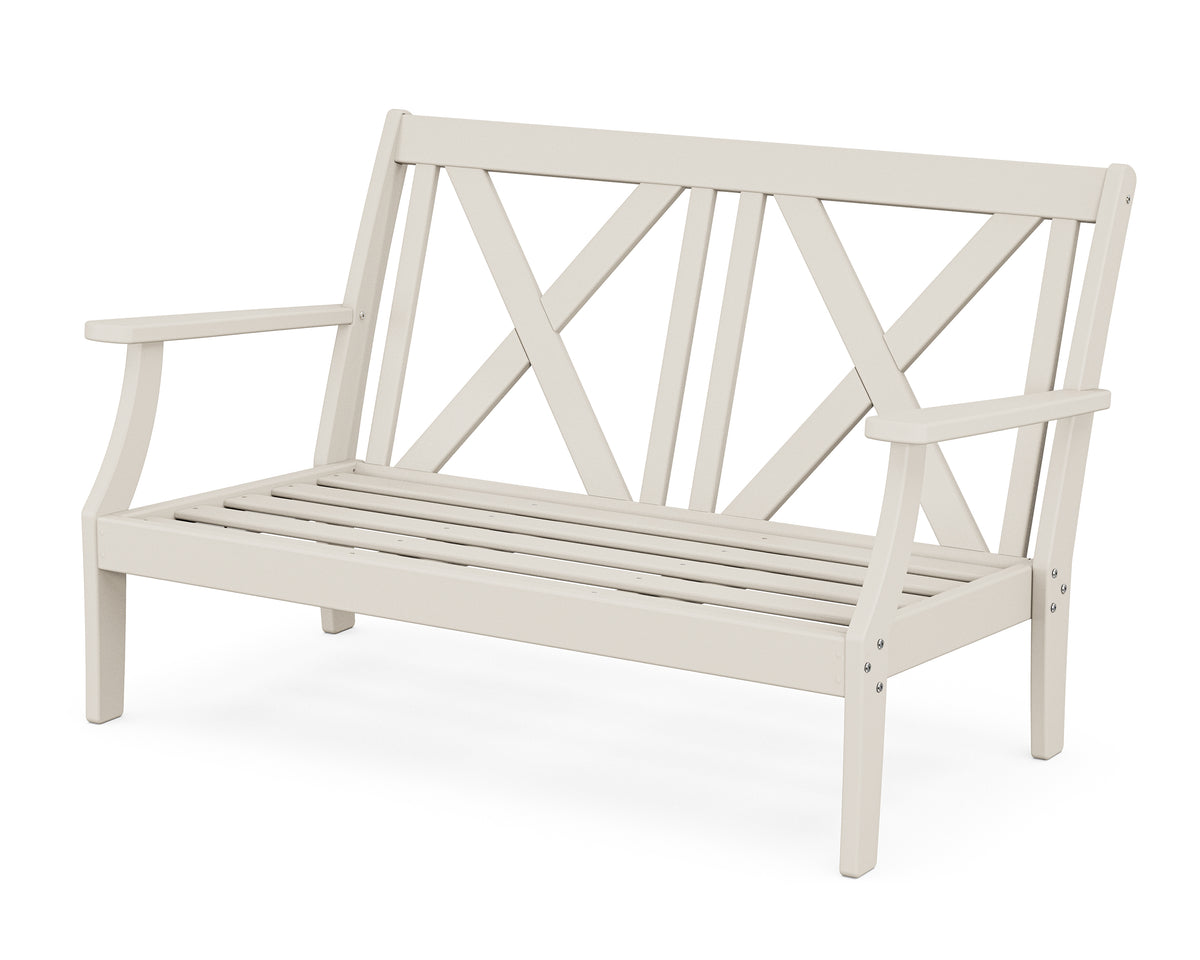 POLYWOOD Braxton Deep Seating Loveseat Frame in Sand