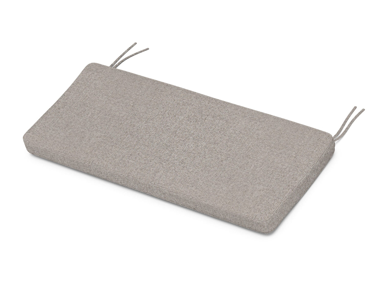 POLYWOOD Chinoiserie 48" Bench Seat Cushion in Weathered Tweed