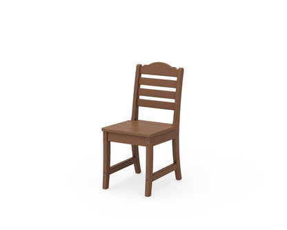 POLYWOOD Savannah Kids Dining Chair in Teak