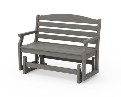 POLYWOOD Savannah 48" Glider in Driftwood
