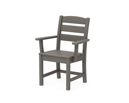 POLYWOOD Lakeside Dining Arm Chair in Driftwood