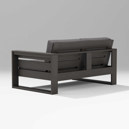 POLYWOOD Latitude Modular Right Arm Loveseat angle view