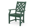 POLYWOOD Wovendale Dining Arm Chair in Green