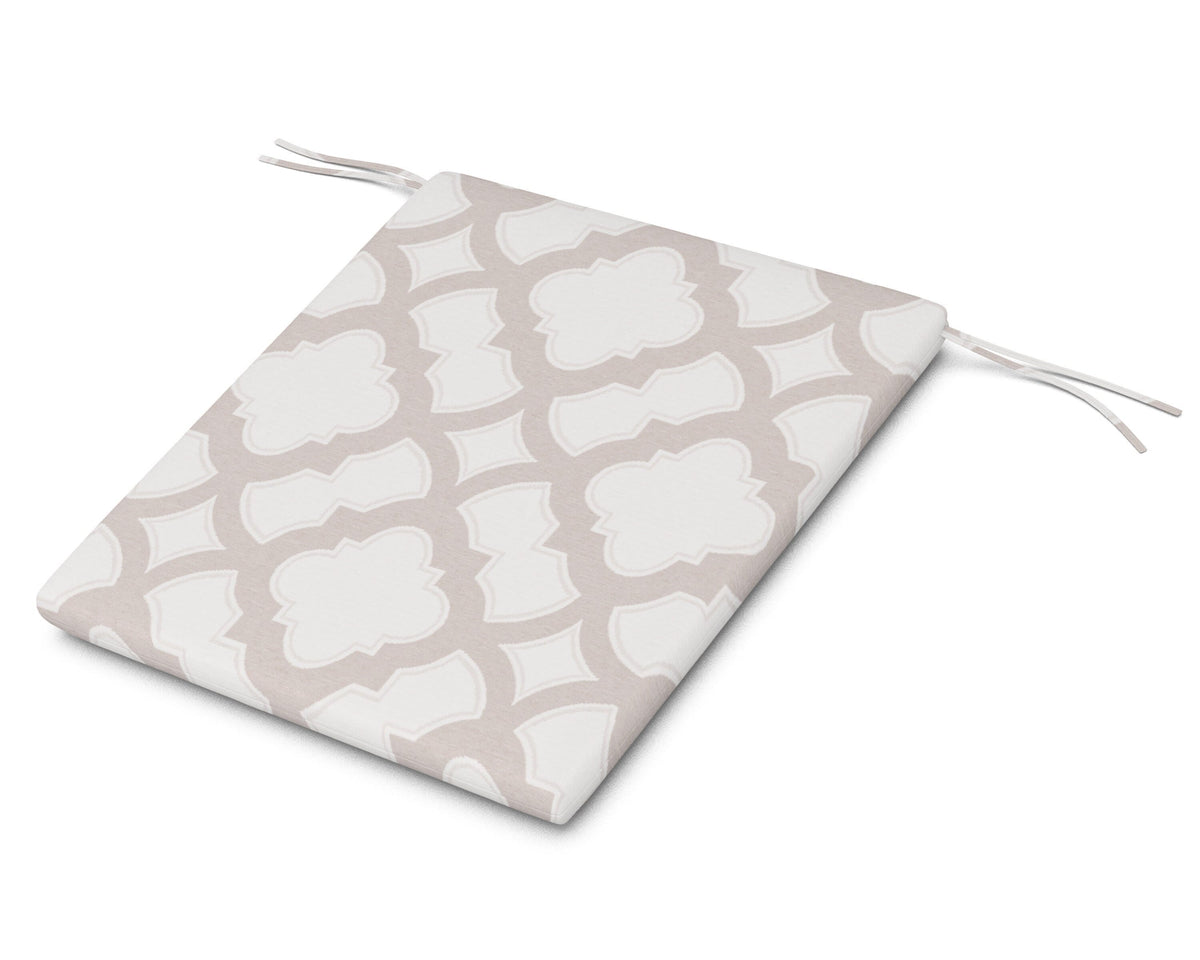 POLYWOOD AL100 Seat Pad in Trellis Dune Burlap