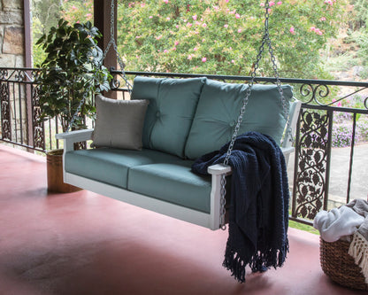 POLYWOOD Vineyard Deep Seating Swing lifestyle