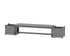 POLYWOOD 60" Vineyard Straight Planter Bench Set in Slate Grey