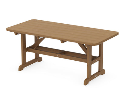 POLYWOOD Park 33" x 70" Harvester Picnic Table in Natural