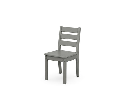 POLYWOOD Kids Lakeside Dining Chair in Slate Grey