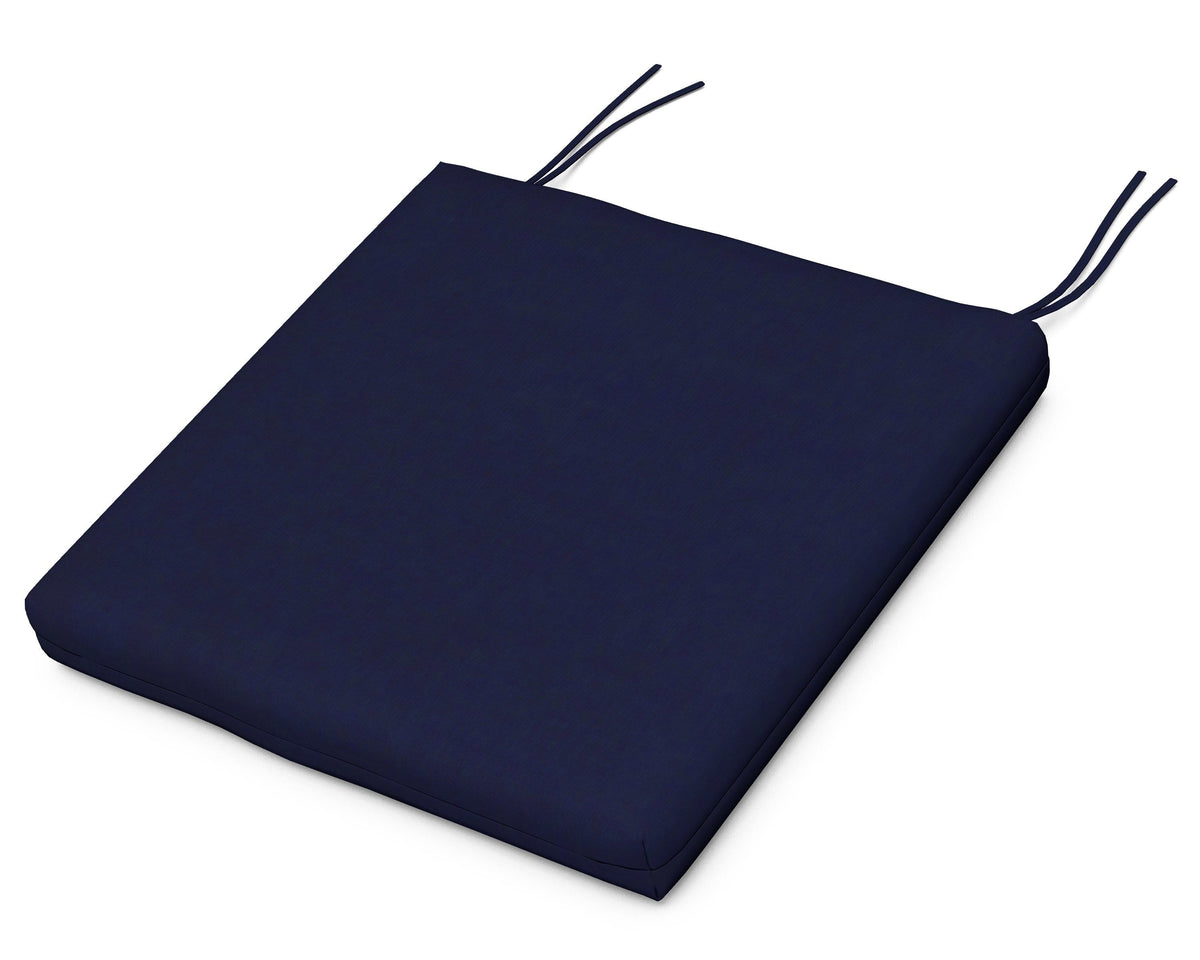 POLYWOOD Standard Seat Cushion 17"D x 18.5"W x 2.5"H in Navy