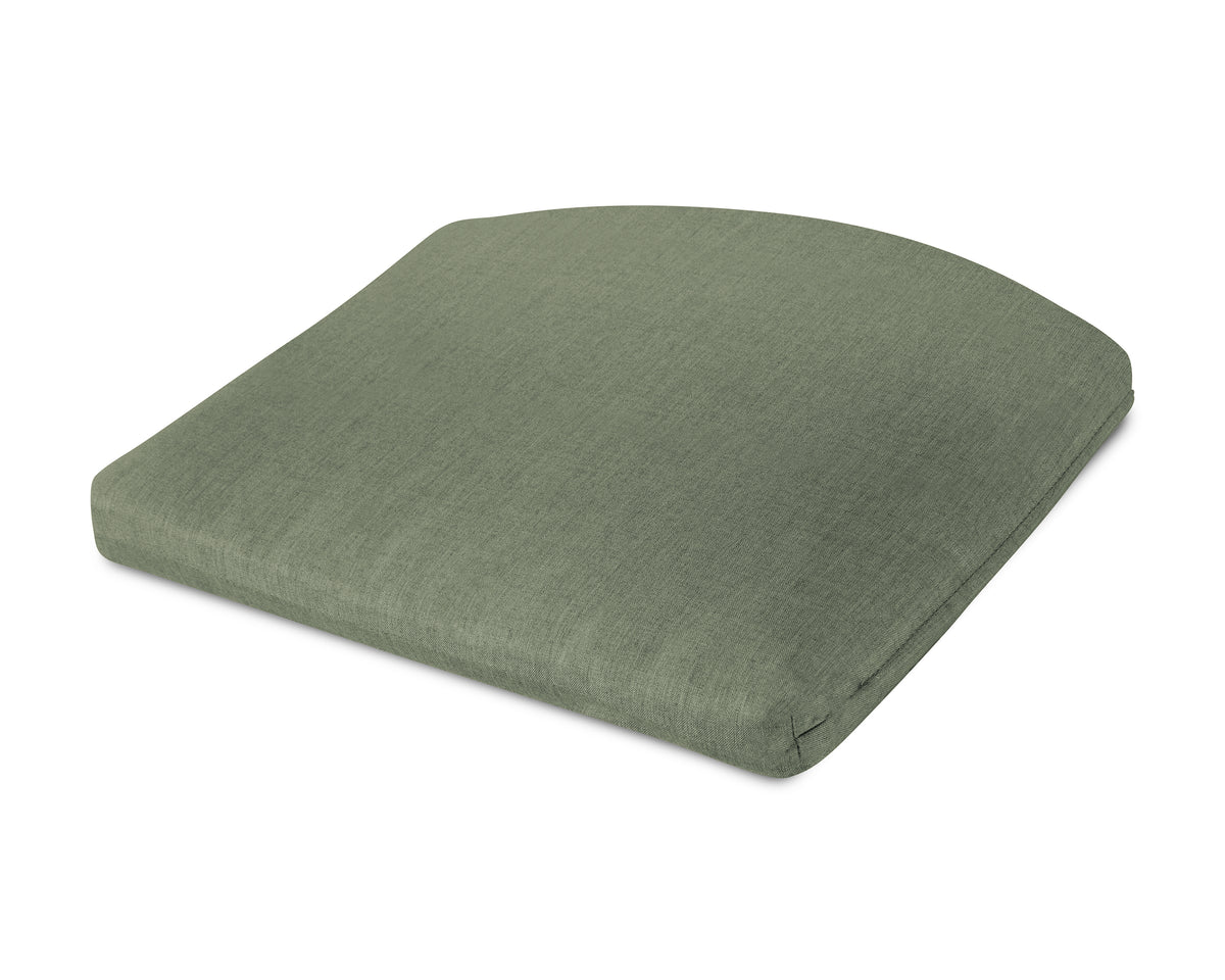 POLYWOOD Standard Seat Cushion 18"D x 22"W x 2.5"H in Cast Sage