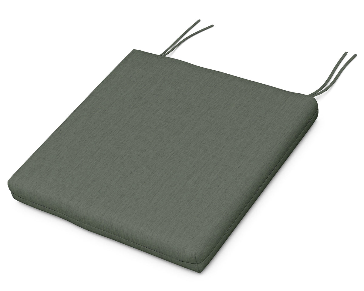POLYWOOD Acadia Dining Arm Seat Pad in Cast Sage