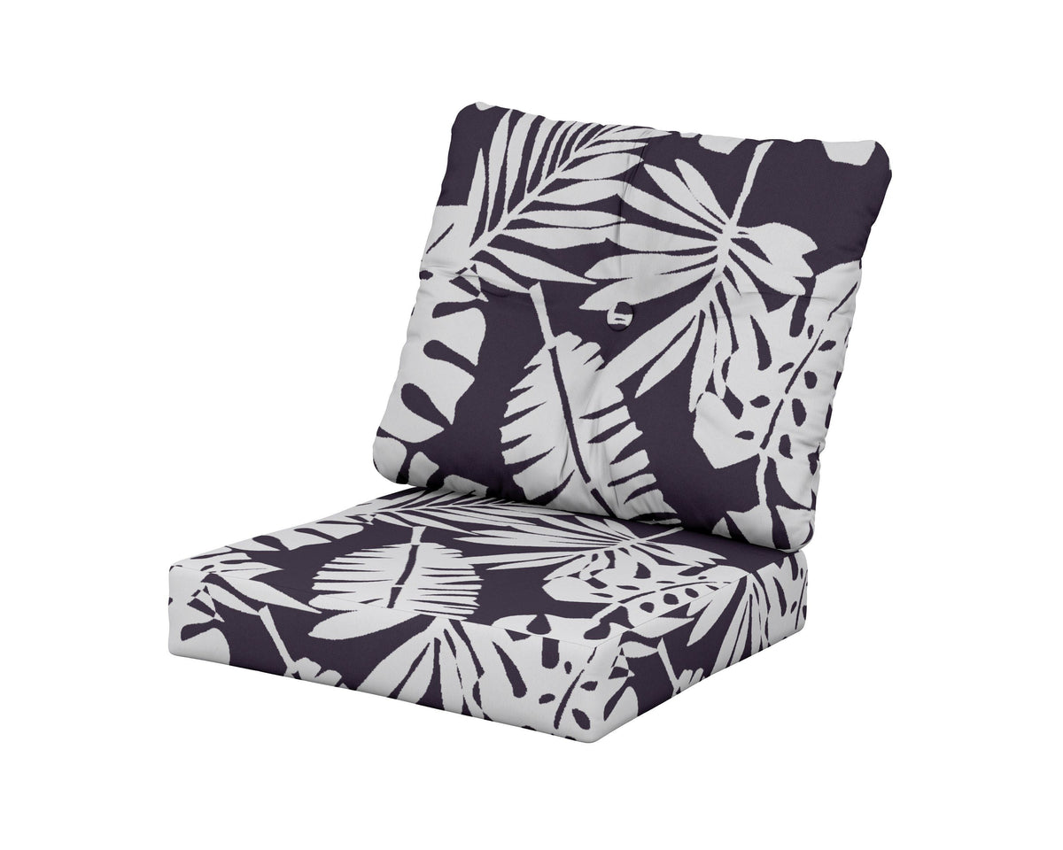 POLYWOOD Prescott Seat/Back Cushions in Leaf Navy