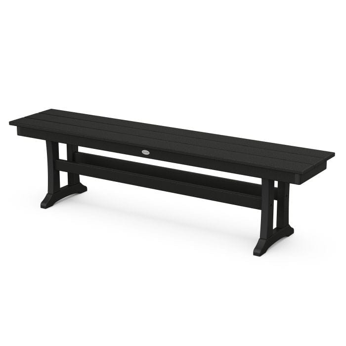 Polywood Farmhouse Trestle 65" Bench - Casual Furniture World