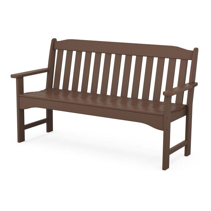 Polywood Bench Mahogany Polywood Country Living 60&quot; Garden Bench