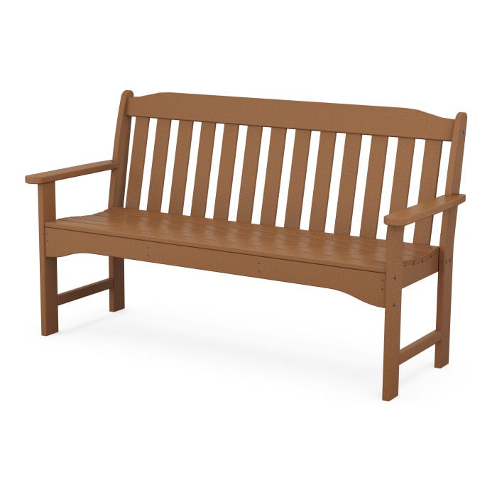 Polywood Bench Teak Polywood Country Living 60&quot; Garden Bench