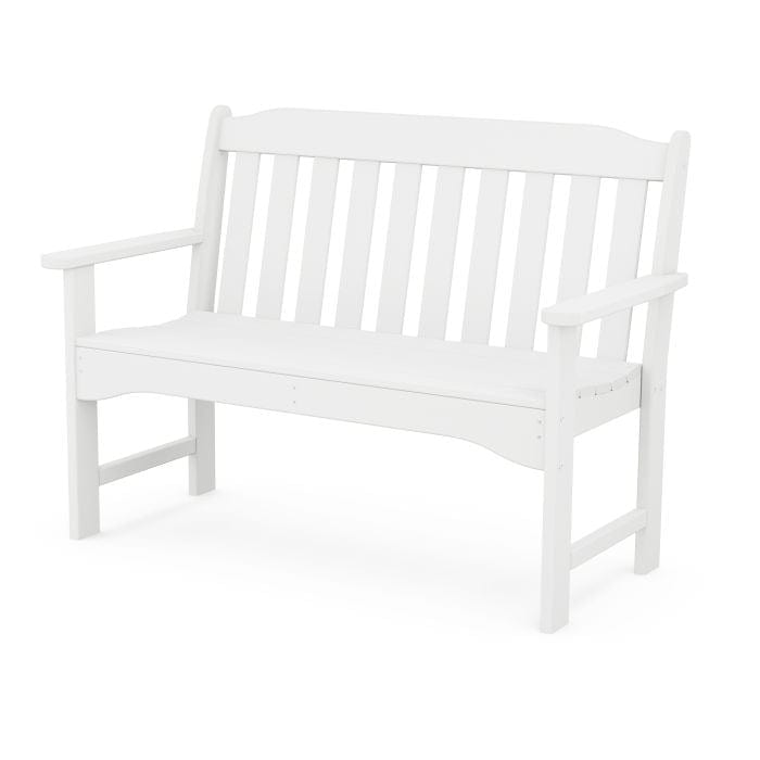 Polywood Bench White Polywood Country Living 48&quot; Garden Bench
