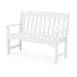 Polywood Bench White Polywood Country Living 48" Garden Bench