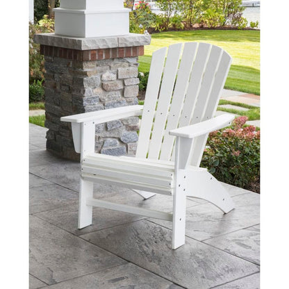 Polywood Nautical 3-Piece Curveback Adirondack Set - Casual Furniture World