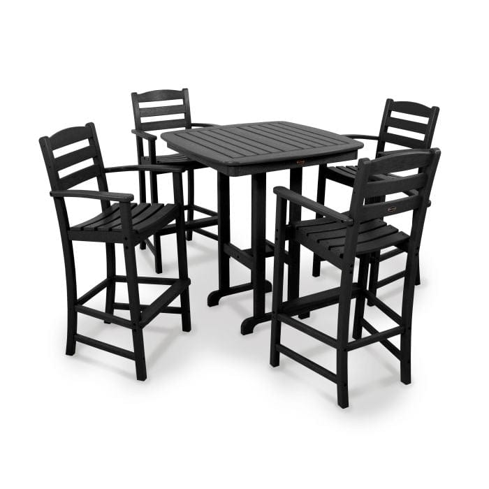 Polywood La Casa Café 5-Piece Bar Set - Casual Furniture World