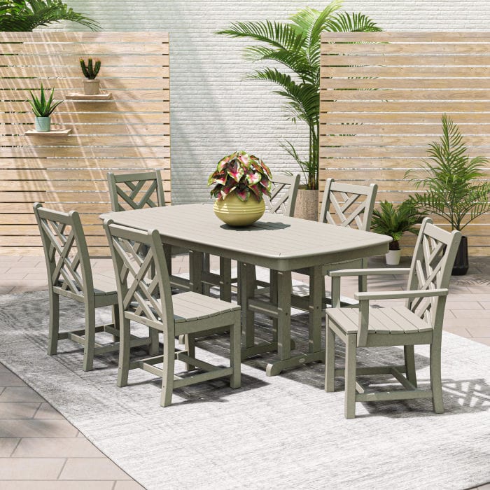 Polywood Chippendale 7-Piece Dining Set - Casual Furniture World
