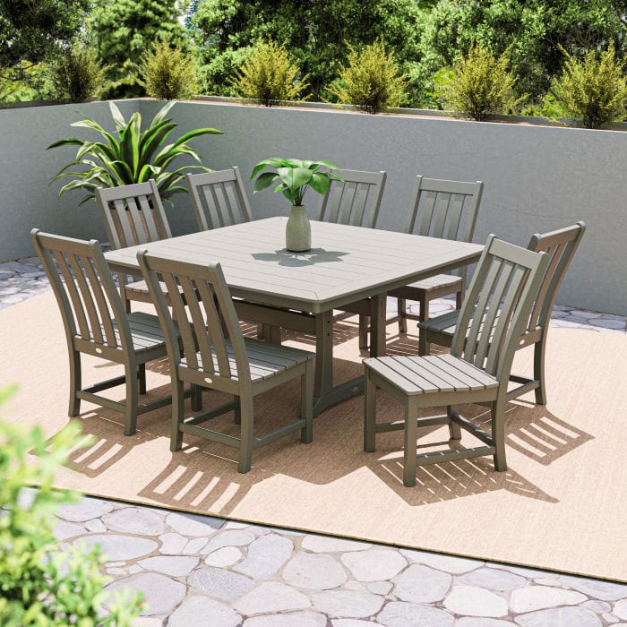 Polywood Vineyard 9-Piece Dining Set - Casual Furniture World