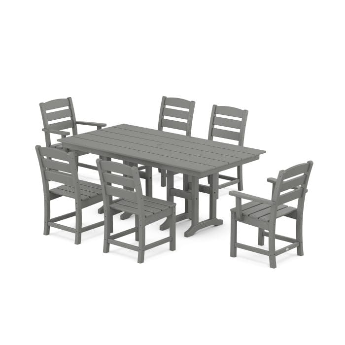 Polywood Lakeside 7-Piece Farmhouse Dining Set - Casual Furniture World