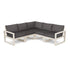 POLYWOOD EDGE 5-Piece Modular Sectional in Sand / Ash Charcoal